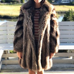 Authentic fur coat